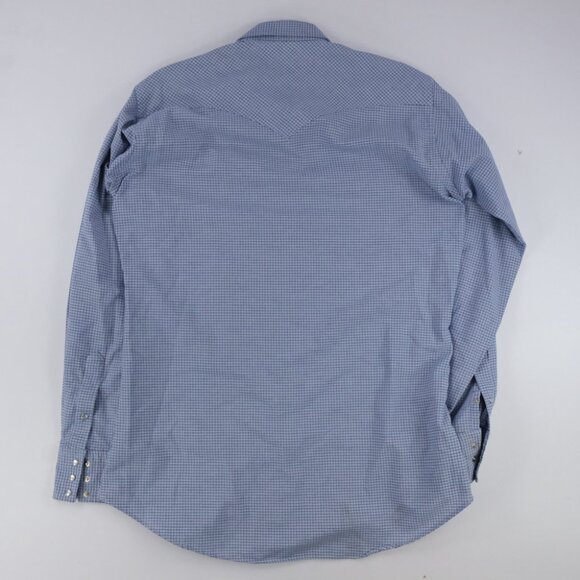 Men’s Vintage Flying R Ranchwear Ruddock Mgf Western Pearl Snap Plaid Shirt XL - Picture 2 of 6